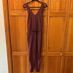 Albion Fit Overalls V Neck Jumpsuit